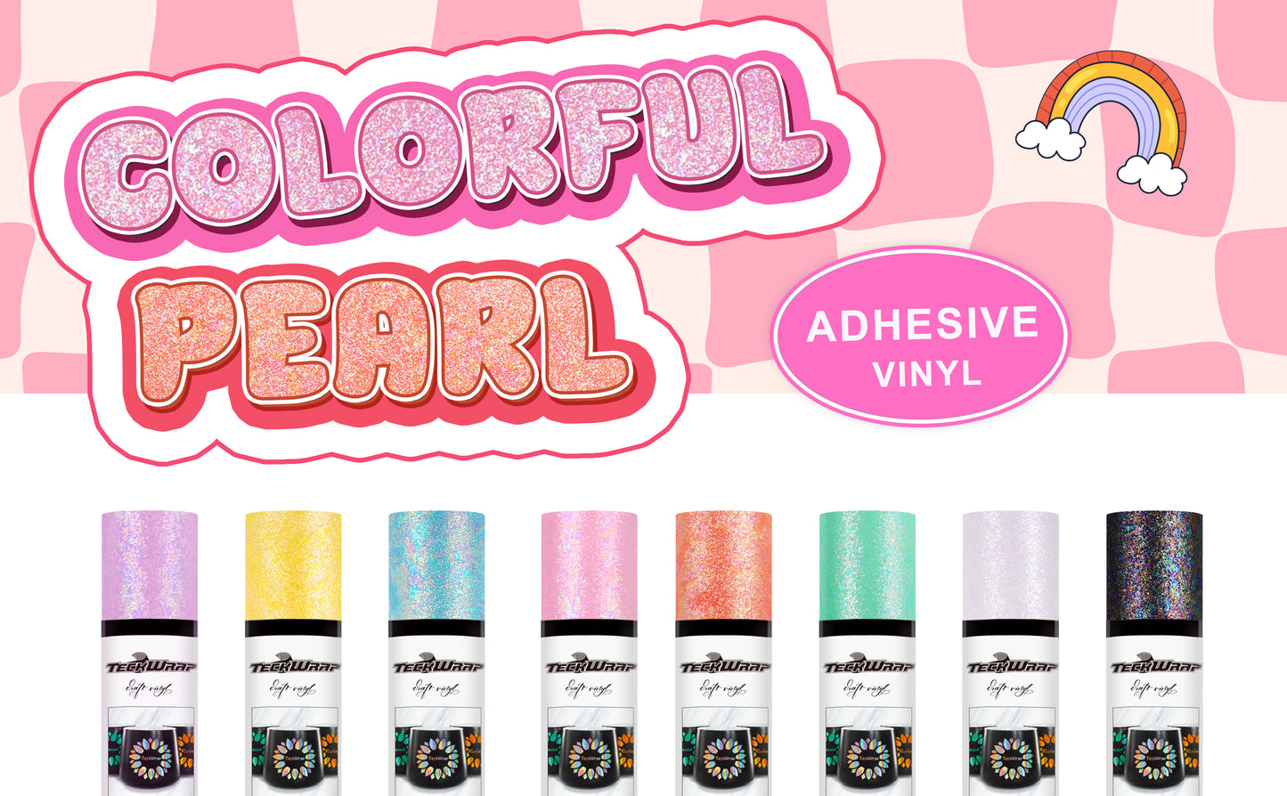 TeckWrap Colorful Pearl Adhesive Vinyl