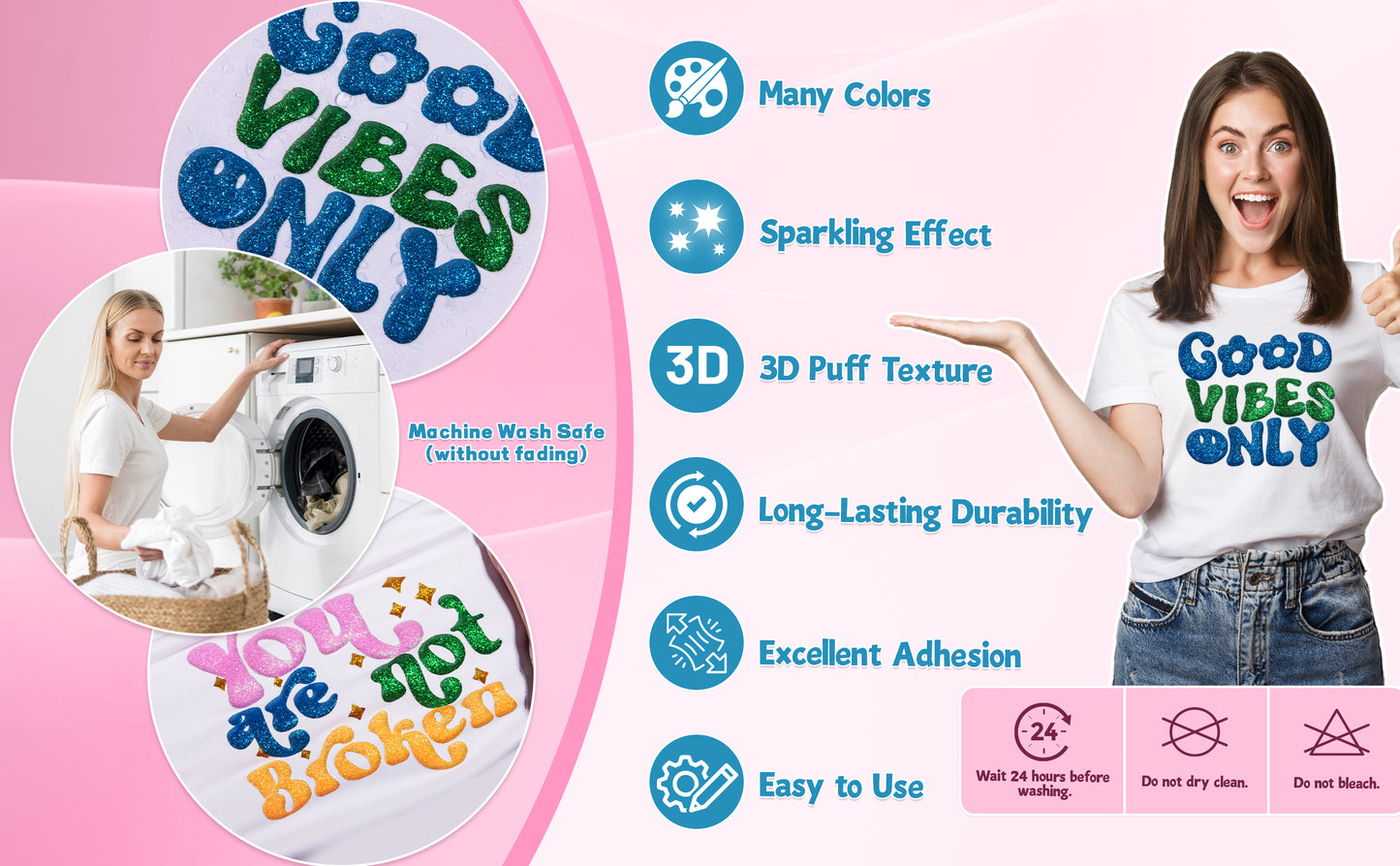 TeckWrap Glitter Puff HTV