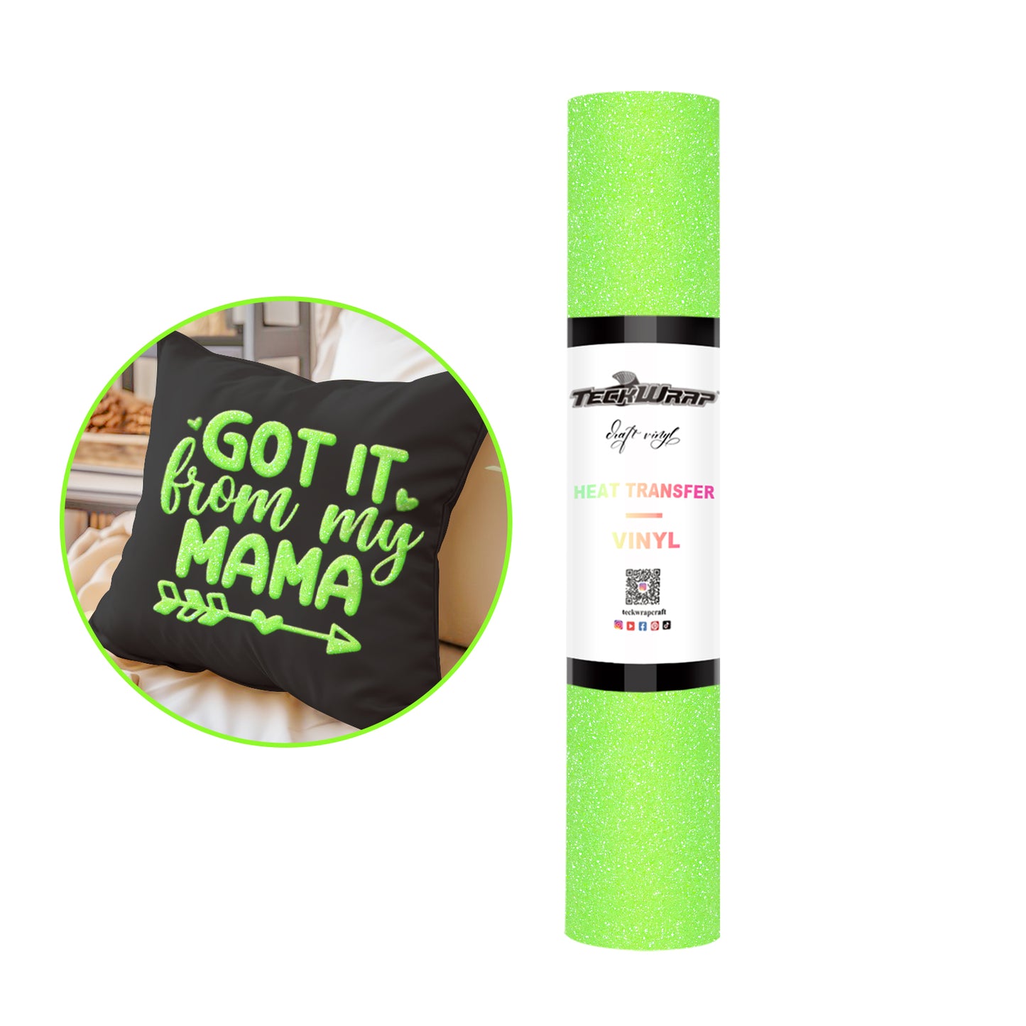 TeckWrap Glitter Puff HTV