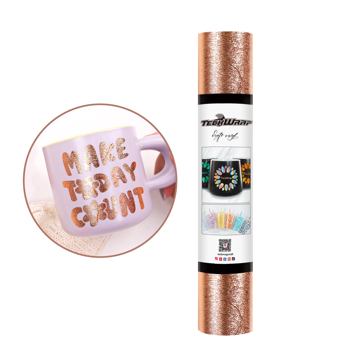 TeckWrap Textured Metallic Adhesive Vinyl