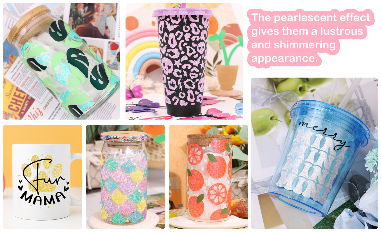 TeckWrap Colorful Pearl Adhesive Vinyl