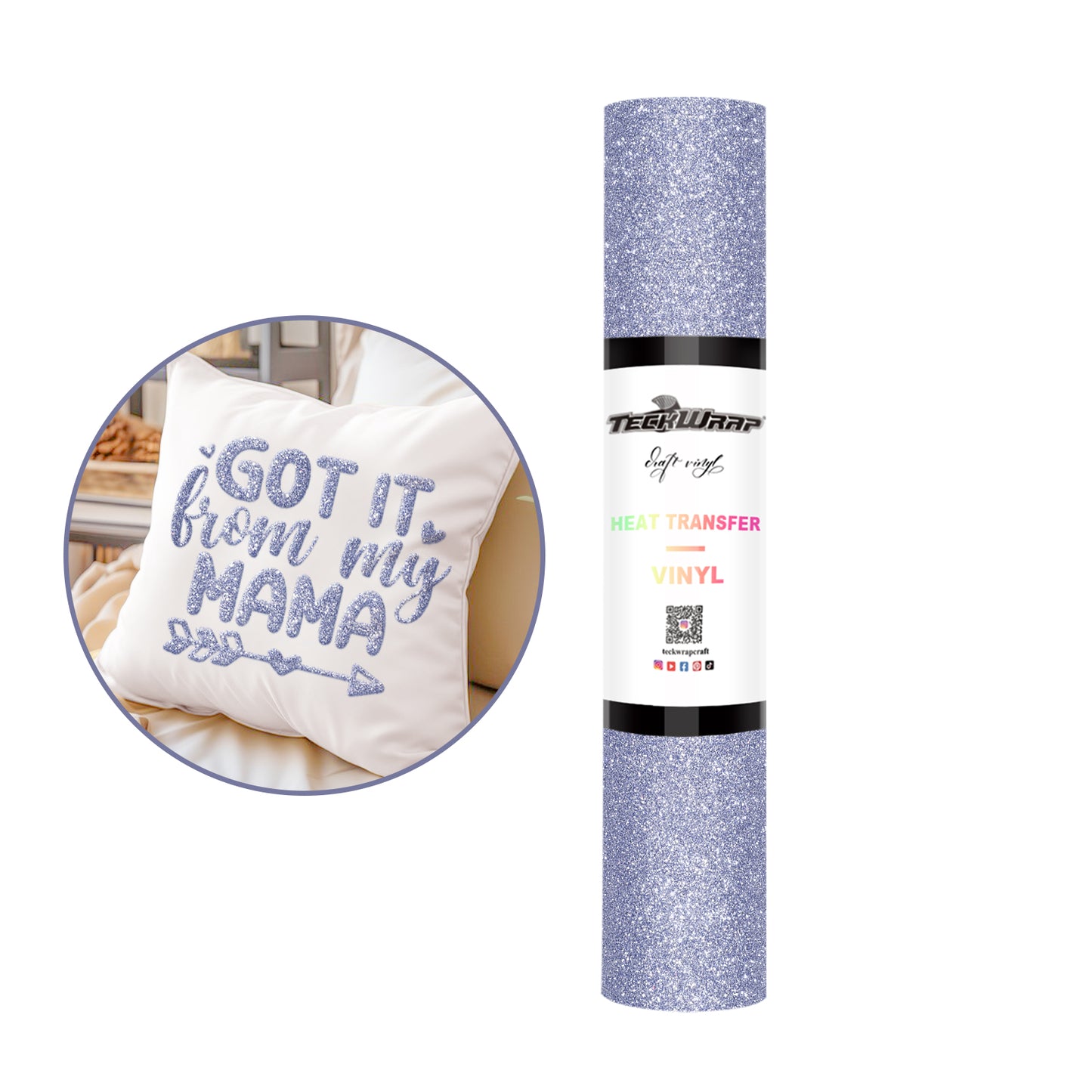 TeckWrap Glitter Puff HTV