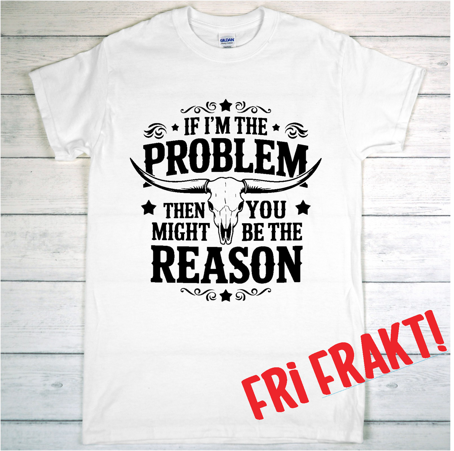 T-shirt If I´m The Problem