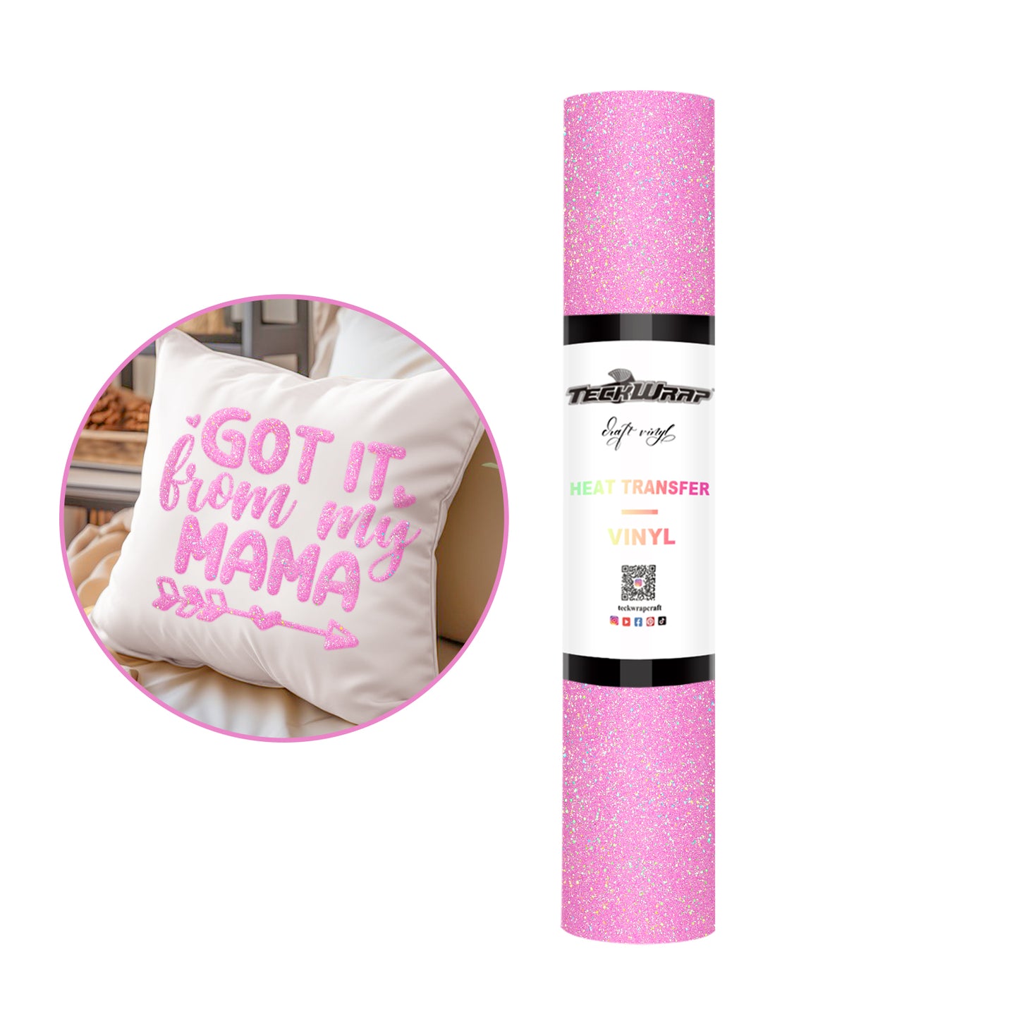 TeckWrap Glitter Puff HTV