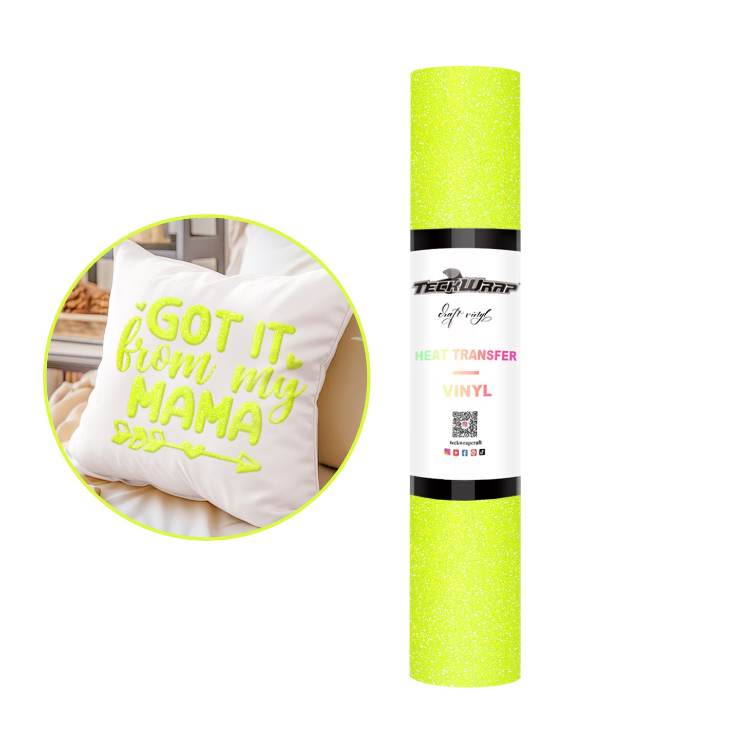 TeckWrap Glitter Puff HTV